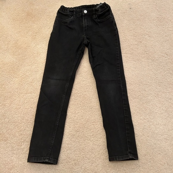 H&M Black Skinny Fit Denim Jeans Size 7 - Picture 1 of 4
